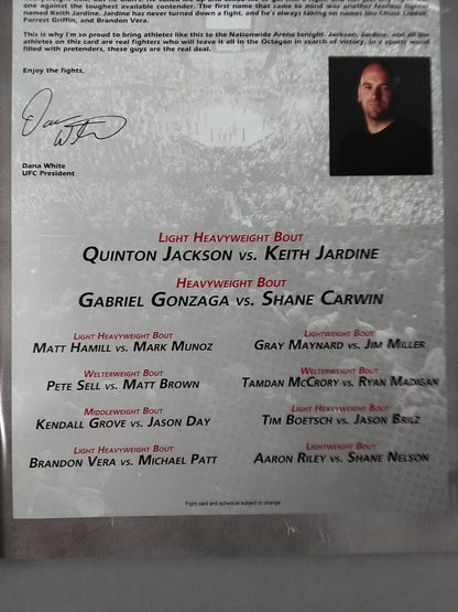 UFC96 Jackson vs. Jardine