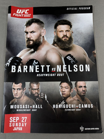 UFC FIGHT NIGHT JAPAN 2015 / BARNETTvsNELSON