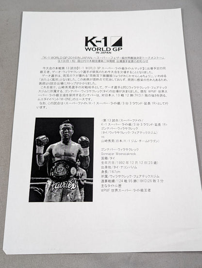 K-1 WORLD GP IN JAPAN スーパー・フェザー級世界最強決定トーナメント