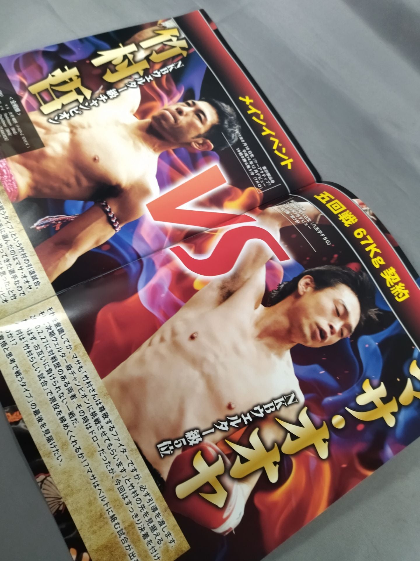 【半券付】日本キックボクシング連盟 大和魂シリーズ VOL.5