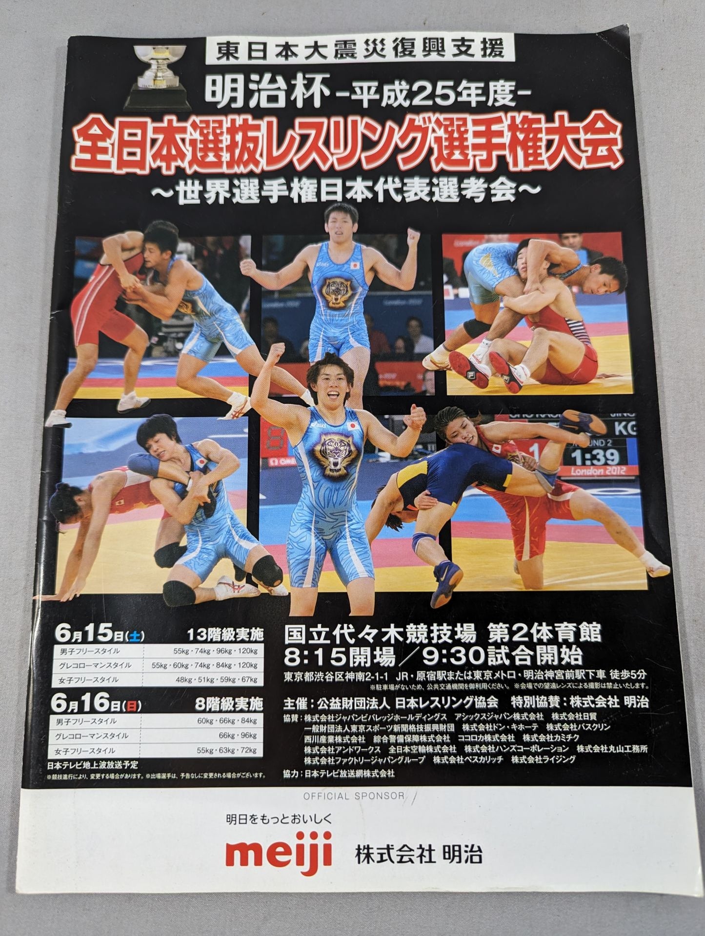 明治杯 平成25年度 全日本選抜レスリング選手権大会