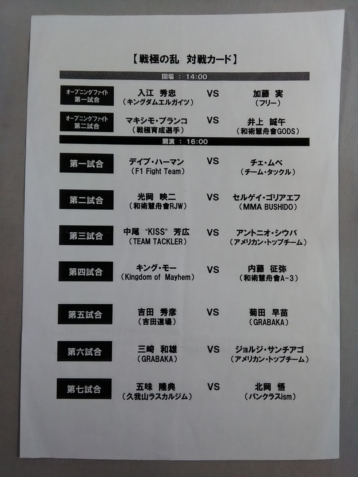 戦極の乱 2009
