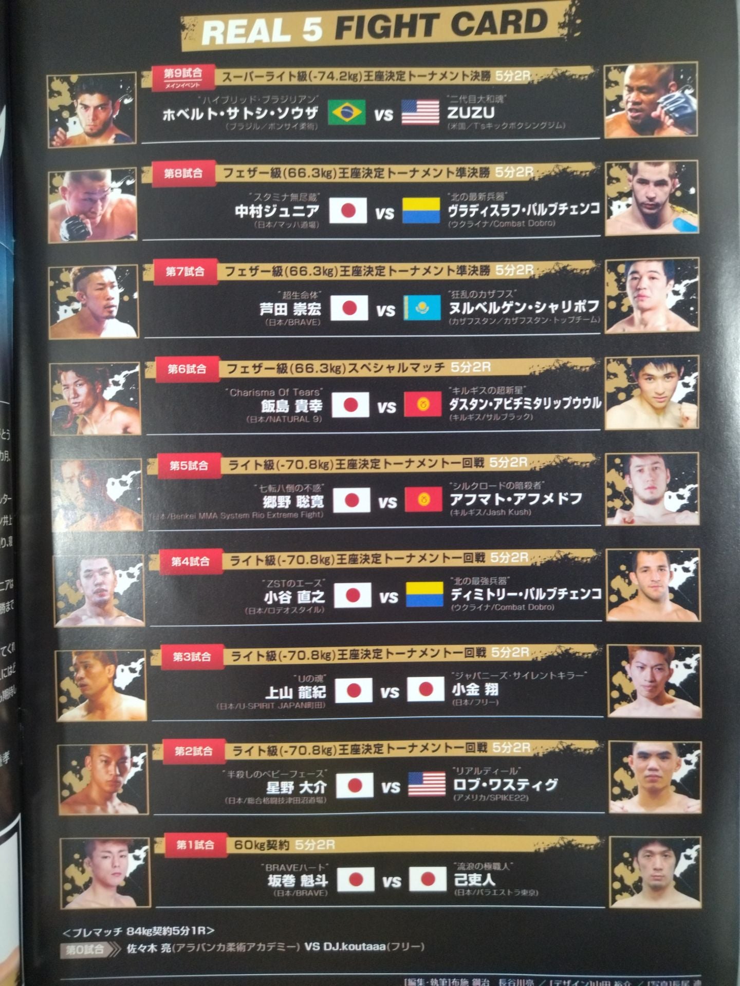FIGHTING GLOBE『REAL 5』