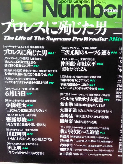 The Man Who Martyred in NumberPLUS Pro Wrestling Mitsuharu Misawa  Memorial Special Edition