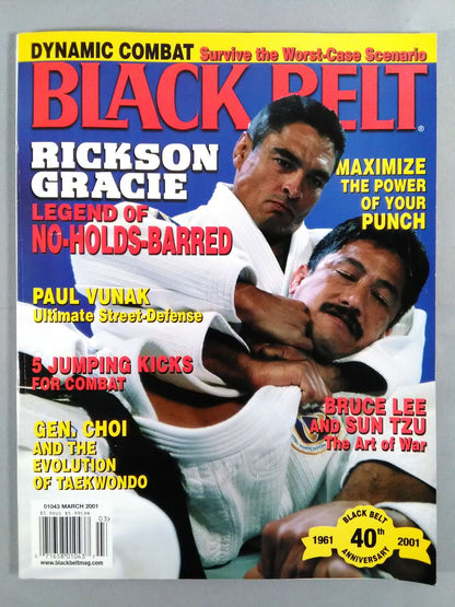 BLACK BELT, March 2001