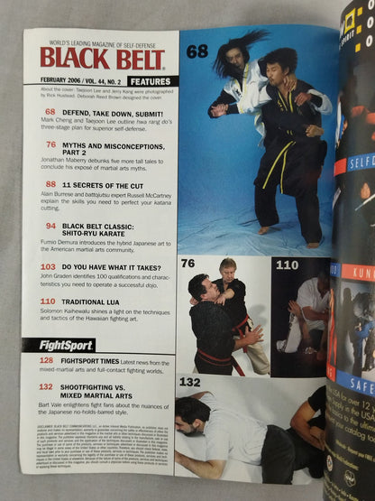 BLACK BELT 2006年2月号