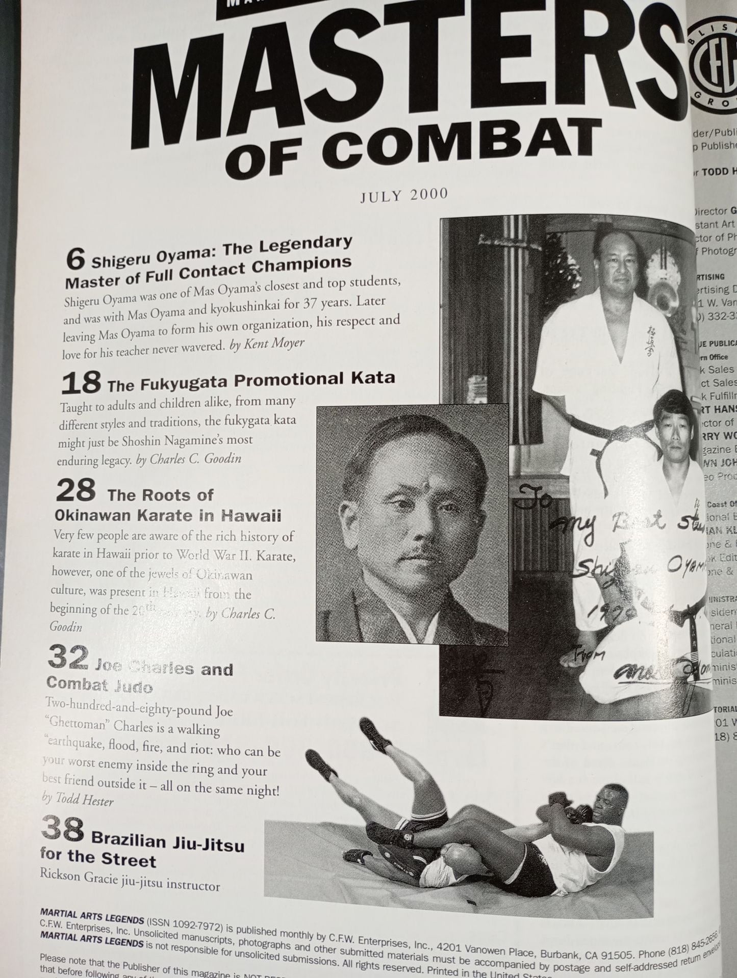 MARTIAL ARTS LEGENDS PRESENTS MASTERS OF COMBAT