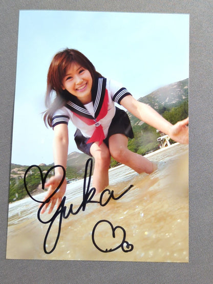 小林由佳 直筆サイン入り ブロマイド 2枚セット