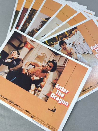 ★Set of ★ 8 Bruce Lee Enter the Dragon Lobby Cards