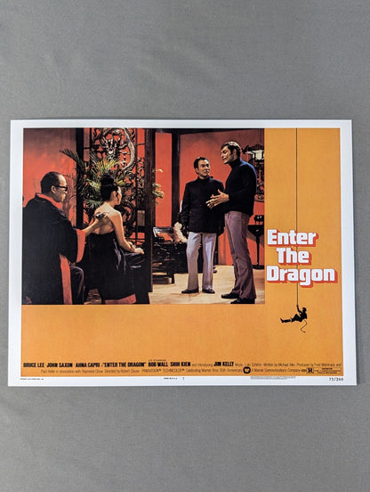 ★Set of ★ 8 Bruce Lee Enter the Dragon Lobby Cards