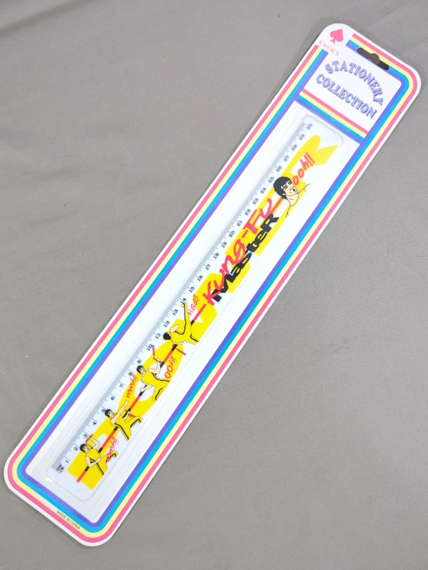 Kung-Fu MasteR "Bruce Lee  Style Illustration" Ruler Set