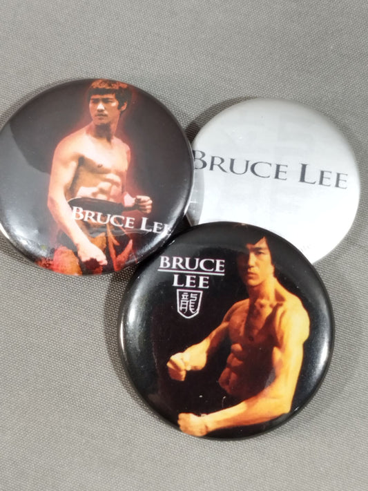 Bruce Lee  PinBack button  3-piece set