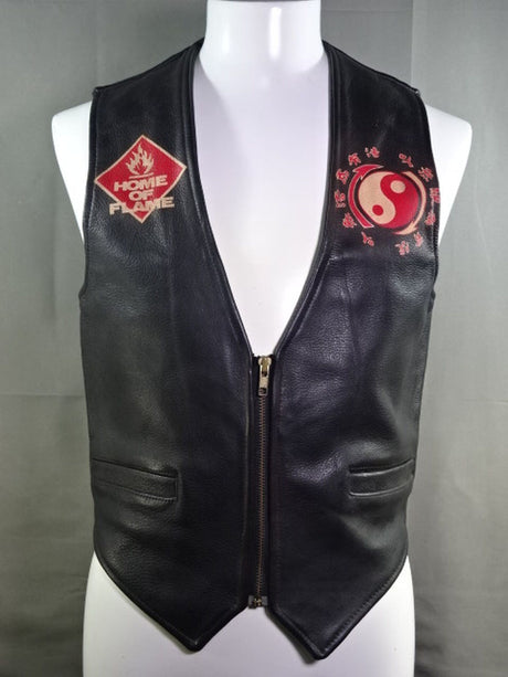 ブルース・リー「JEET KUNE DO」レザーベストジャケット