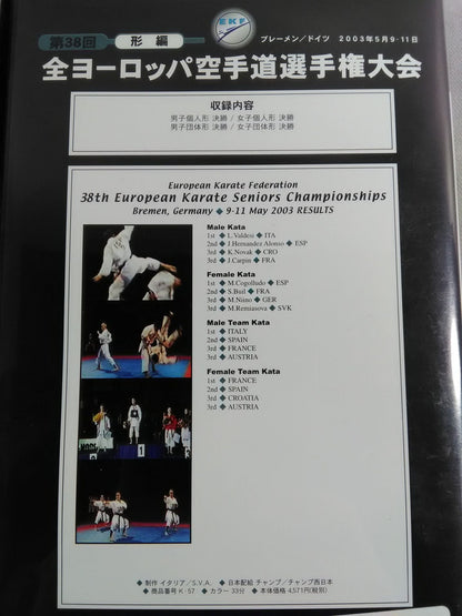 The 38th All European KARATE Road Fighters  Rights Tournament