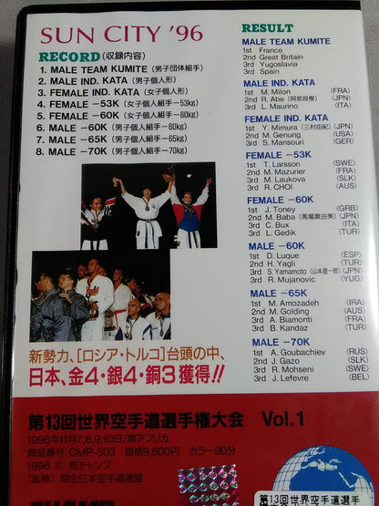 The 13th World KARATE Road Fighters  Rights Tournament Vol.1