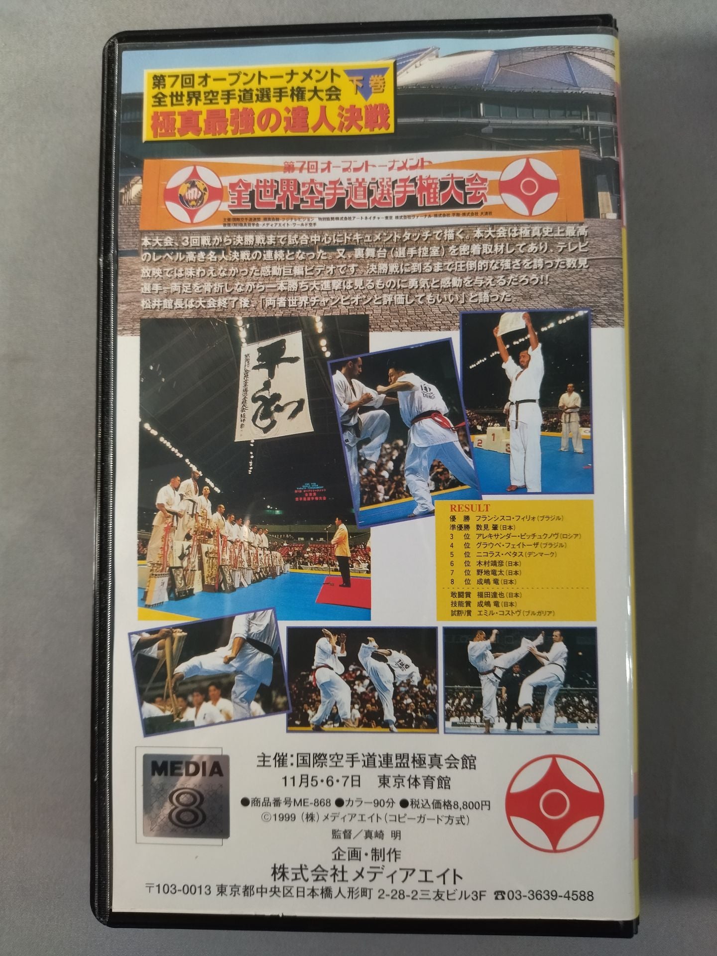 Kyokushin's Strongest Masters Finals 7th Open Tournament WorldwideKARATE Road Fighters  Rights Tournament