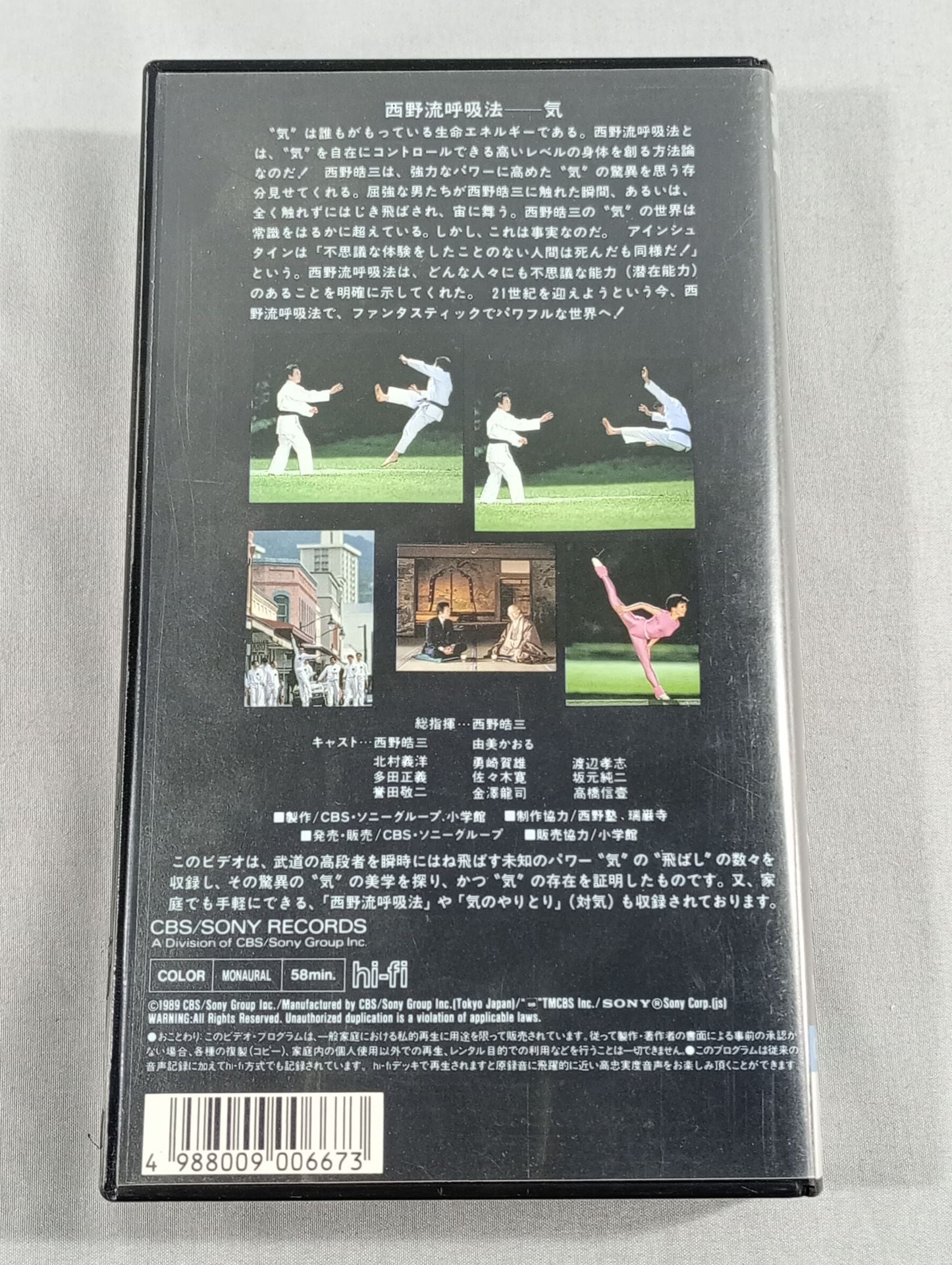 西野流呼吸法 気 – 闘道館
