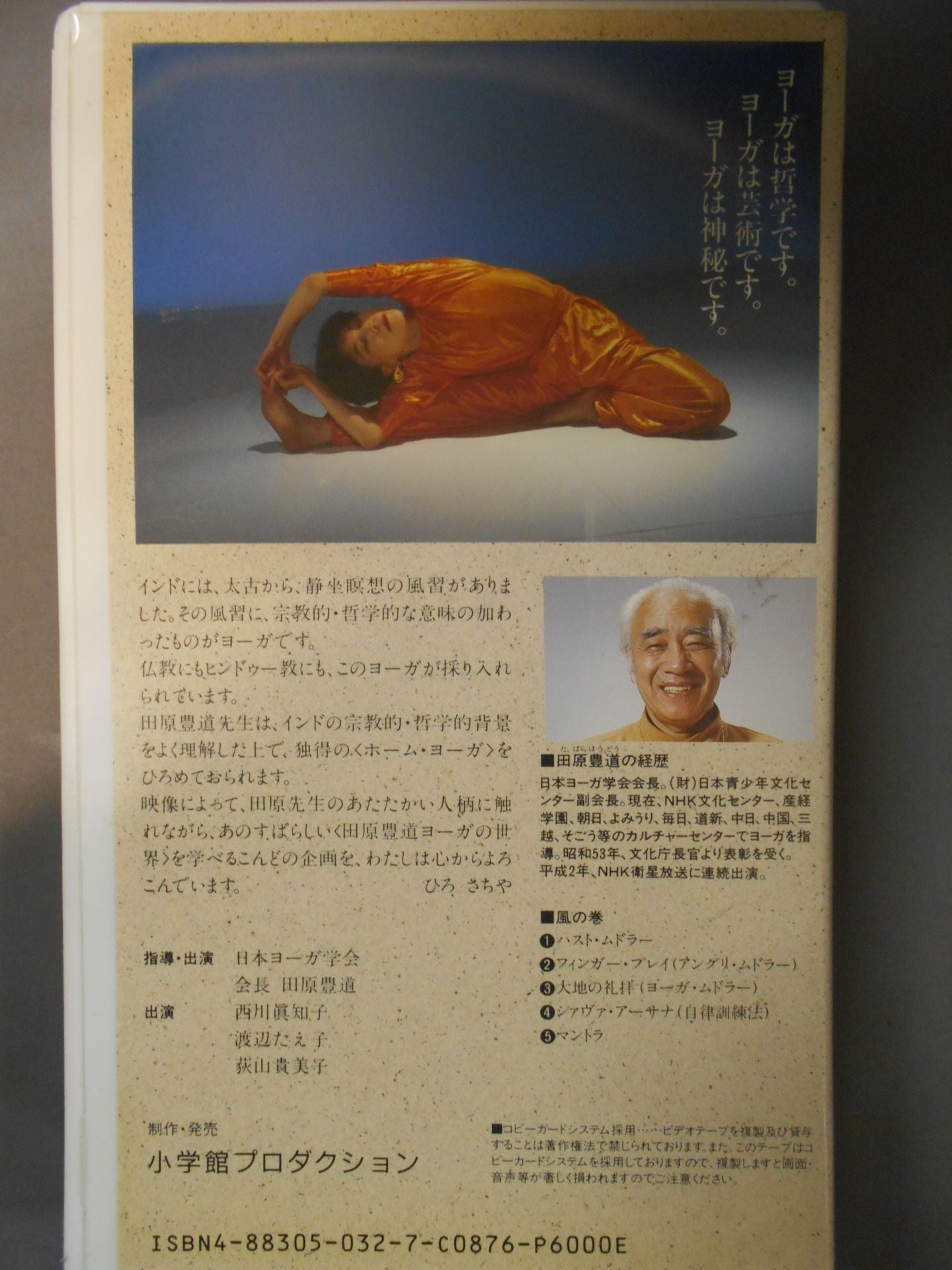 田原豊道ヨーガの世界 風の巻 手のムドラー