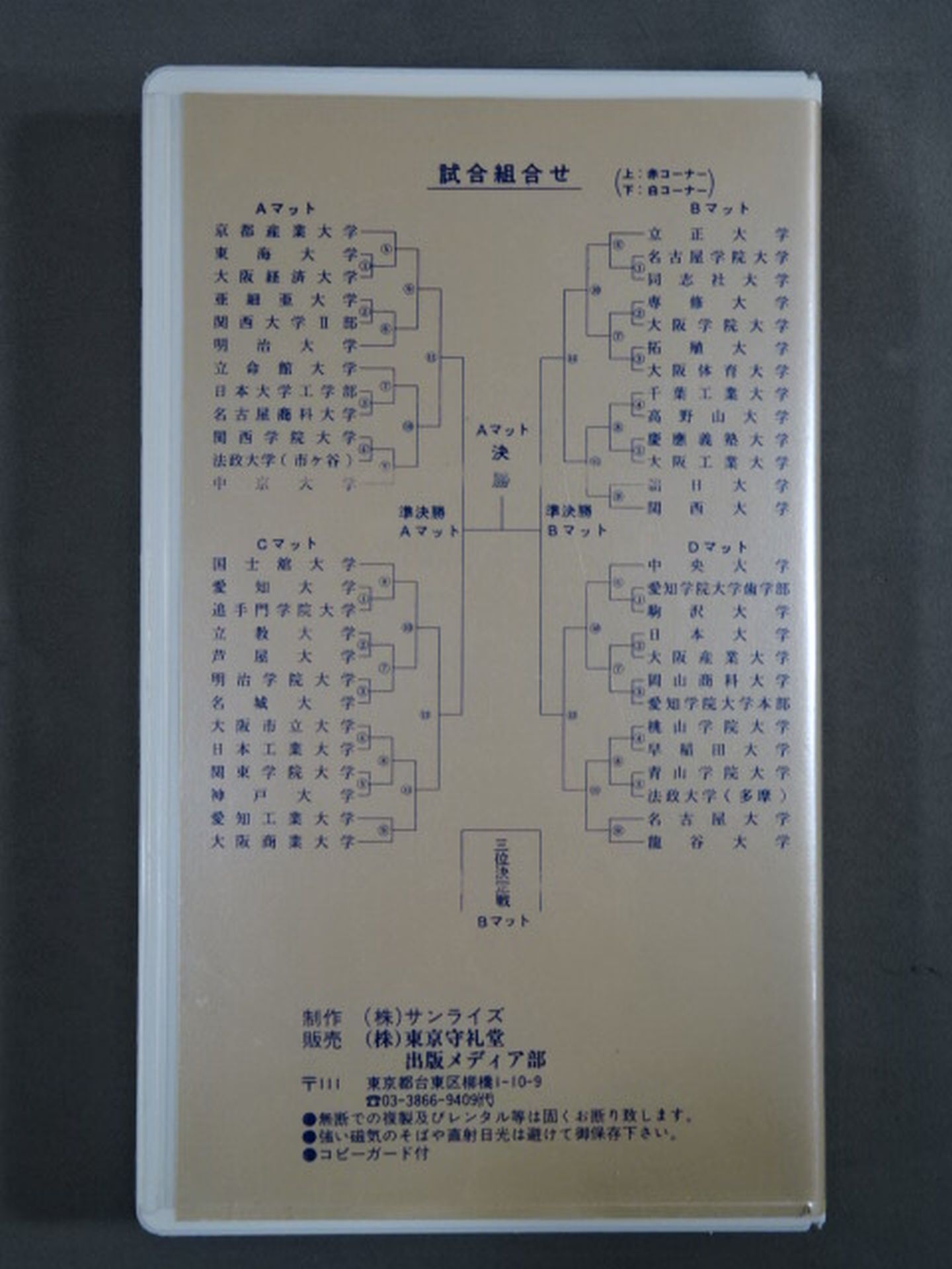 日本拳法 第5回全国大学選抜選手権大会