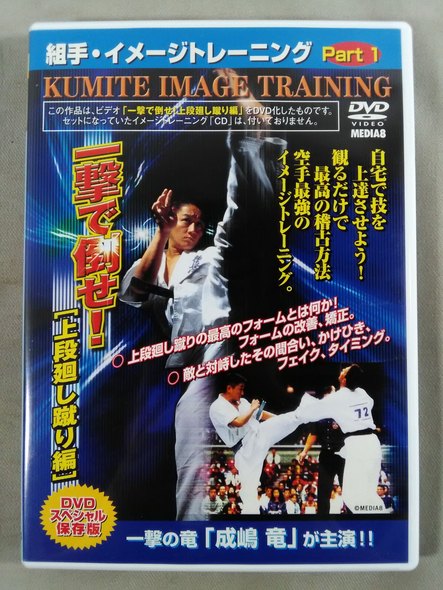 一撃で倒せ!上段廻し蹴り編 組手イメージトレーニングPart.1 DVDスペシャル保存版