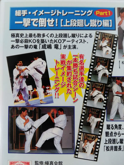 一撃で倒せ!上段廻し蹴り編 組手イメージトレーニングPart.1 DVDスペシャル保存版