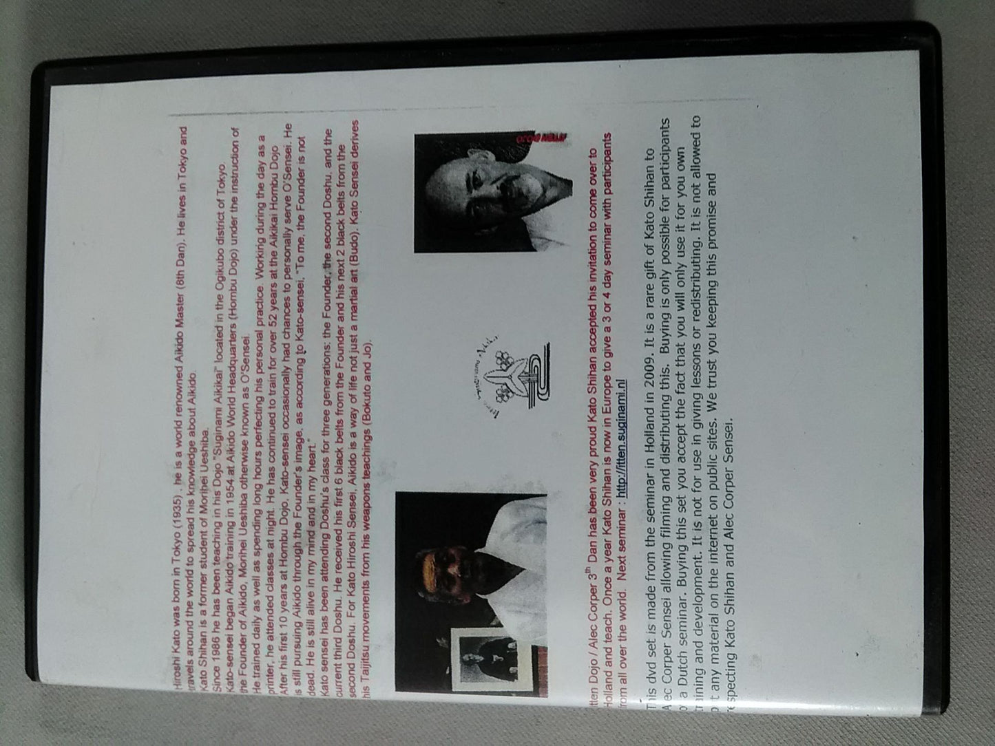 Klas Shin-do Shotokai presents Kato Sensei Day2
