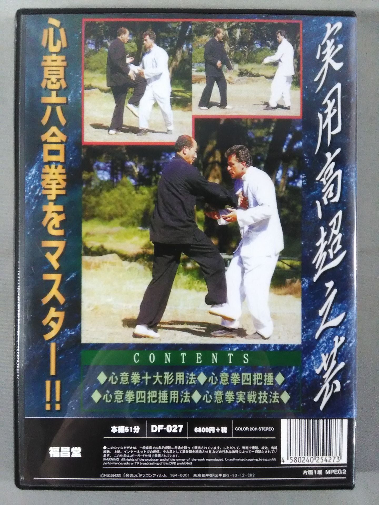 不傳之秘 心意六合拳 下巻 応用編