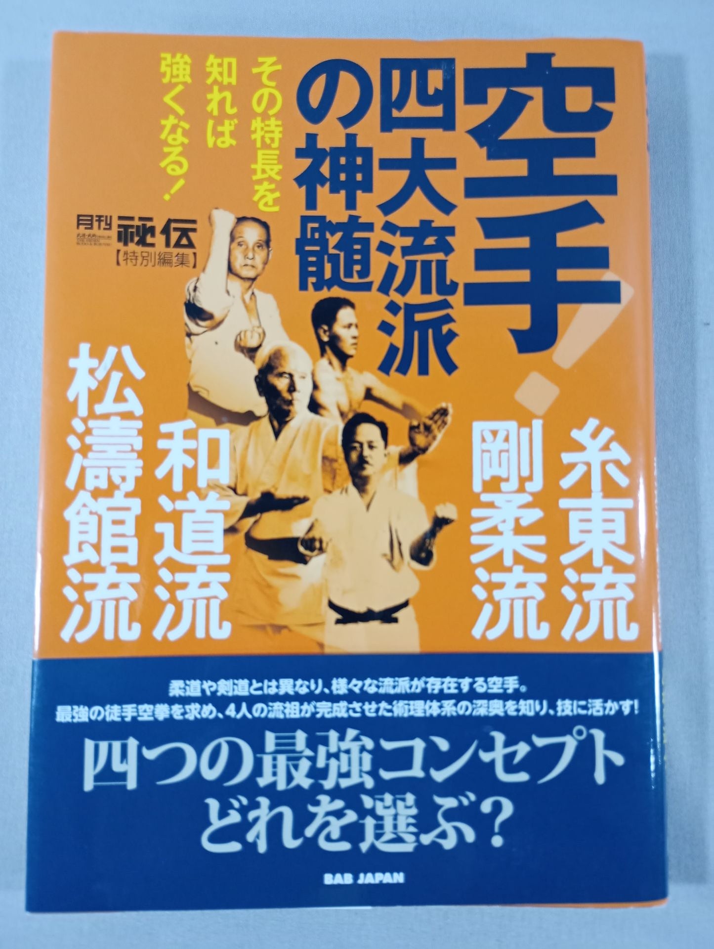 空手!四大流派の神髄  糸東流・剛柔流・和道流・松濤館流 その特長を知れば強くなる!