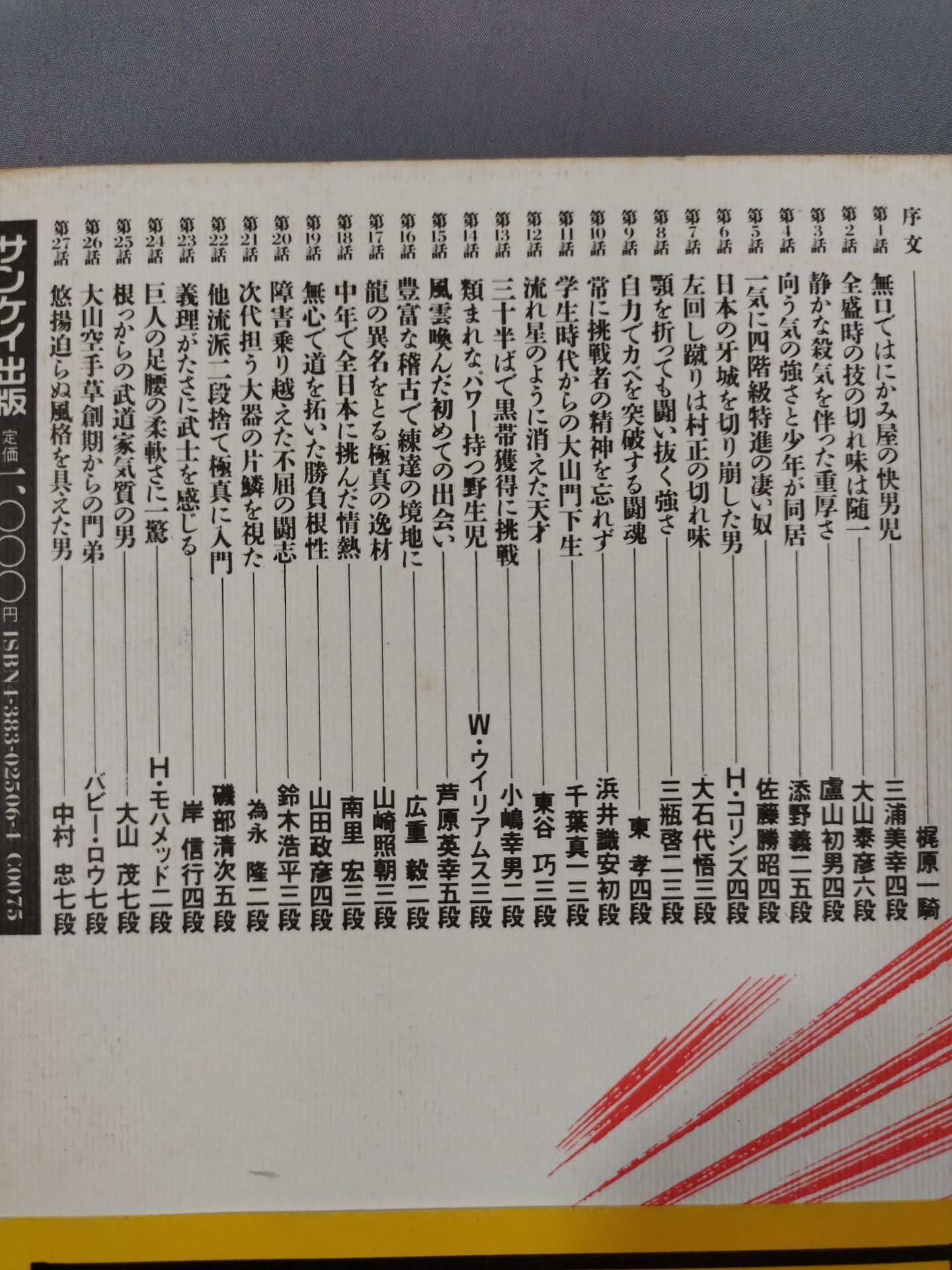 極真カラテ二七人の侍