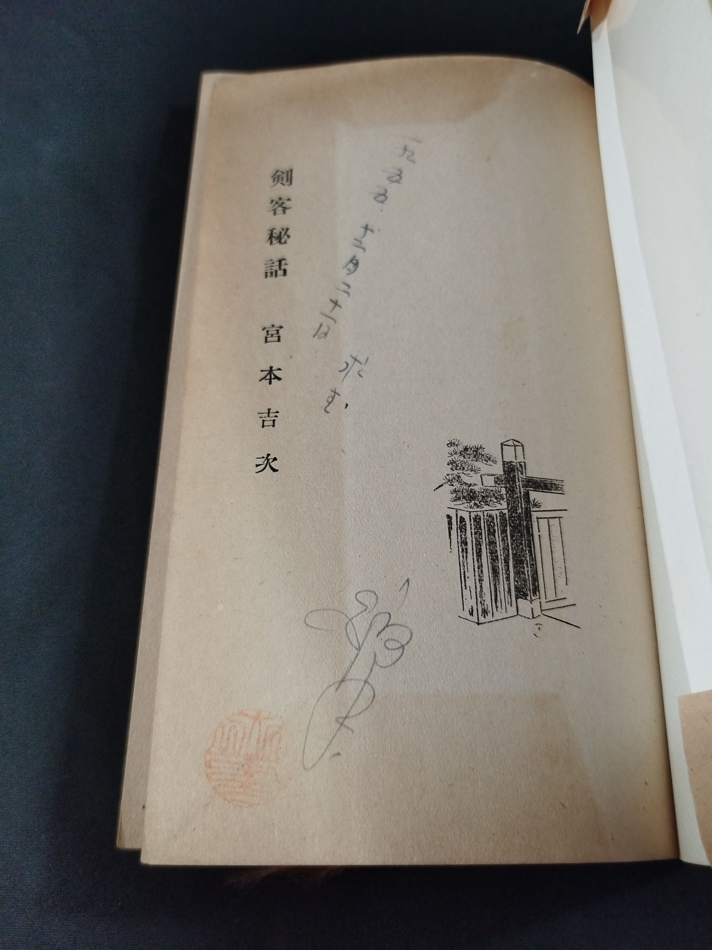 ★ Mas Oyama (Masutatsu Oyama) 1955 with handwritten notes History ★ Shinsho Sword Guest Secret Story
