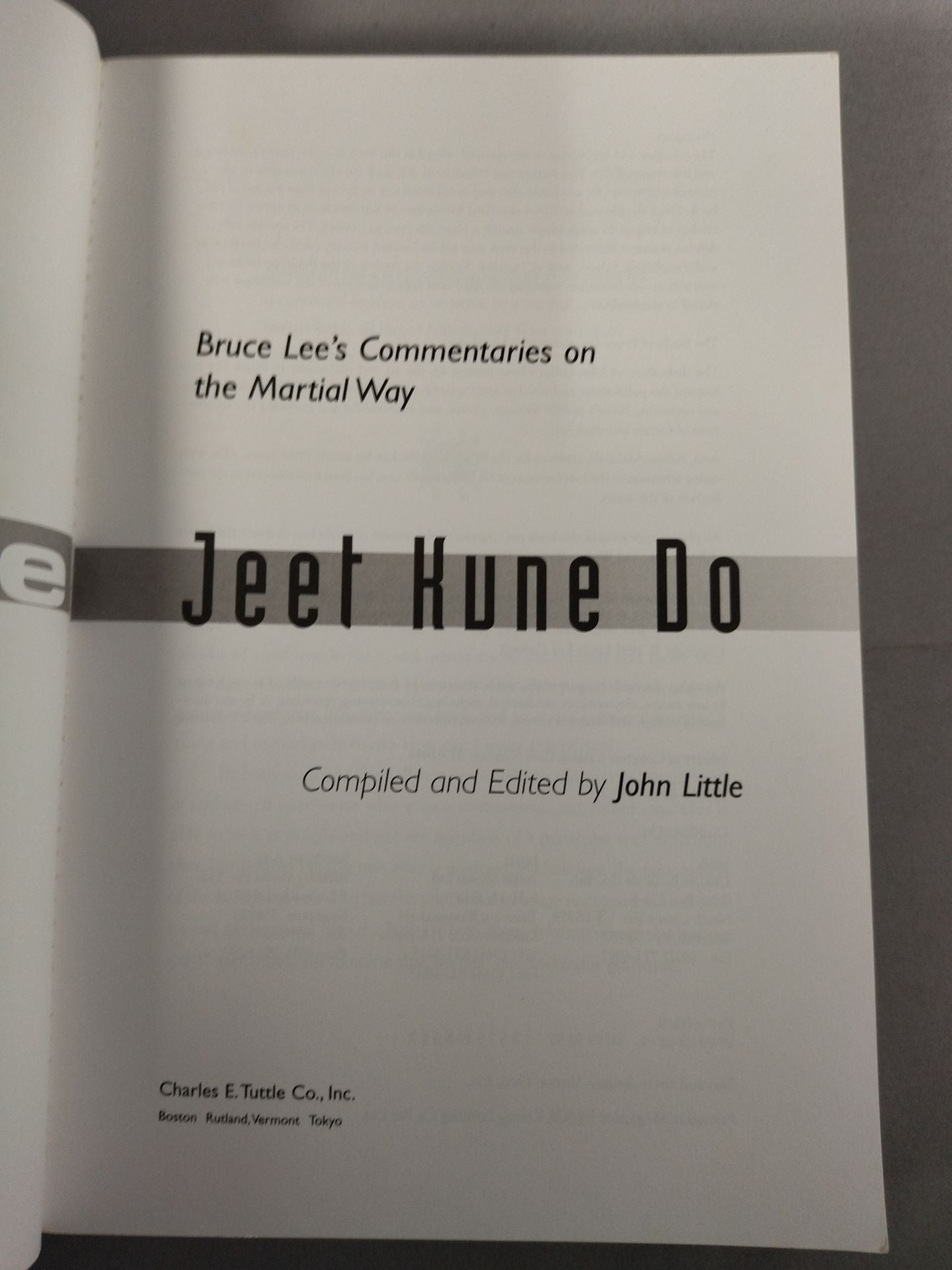 Bruce Lee(Vol.3)Jeet Kune Do