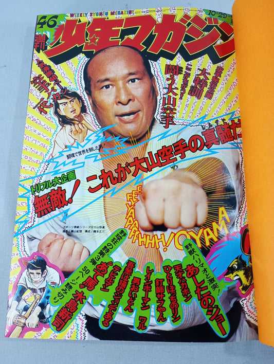 Karate for Life (Karate Baka Ichidai)  Weekly Shonen Magazine 1972 No. 46~53 Original binding