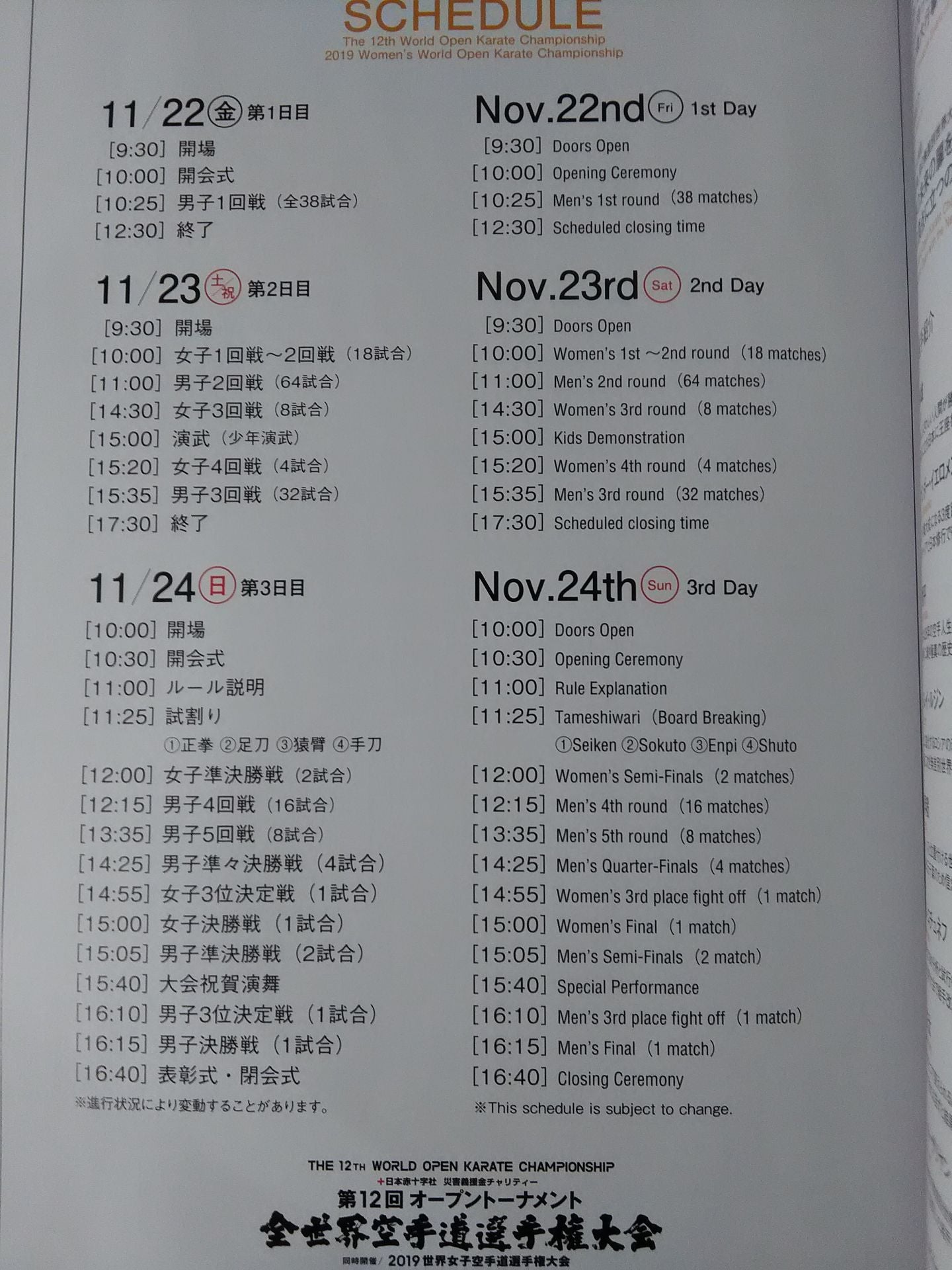 The 11th Open Tournament World KARATE Road Fighters  Rights Tournament