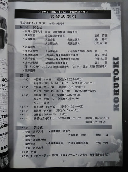 2006 北斗旗無差別 オープントーナメント全日本空道無差別選手権大会