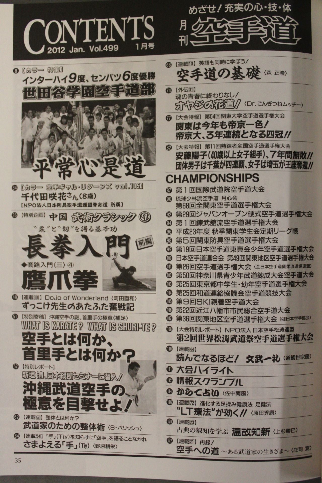 KARATE MICHI 499 MONTHLY