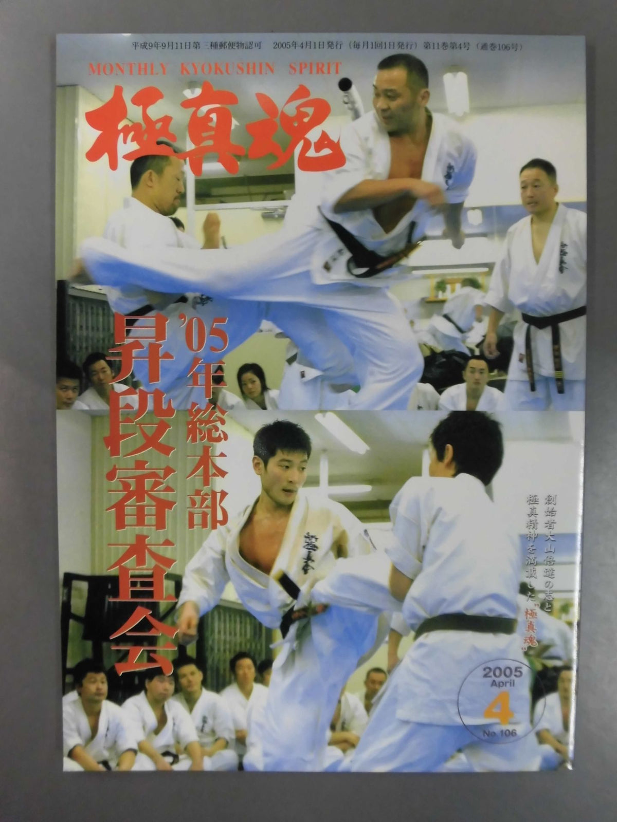 Kyokushin  Tamashi April 2005 issue