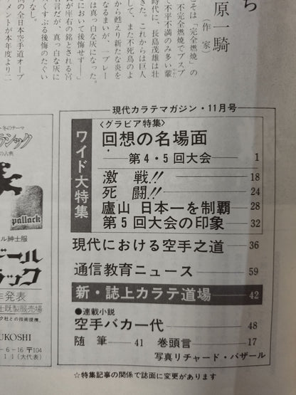 現代カラテマガジン Vol.3 No.30