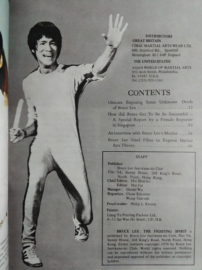 BRUCE LEE THE FIGHTING SPIRIT