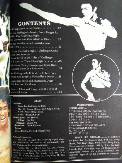 BRUCE LEE Combats....