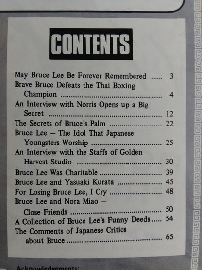 BRUCE LEE HIS PRIVACY AND ANECDOTES