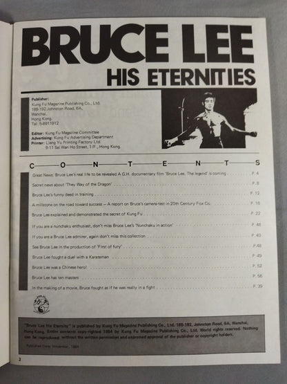 BRUCE LEE HIS ETERNITIES
