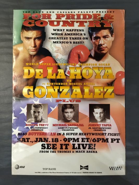 ★FOR PRIDE&COUNTRY★ Oscar de la Hoya vs Miguel Ángel Gonzalez