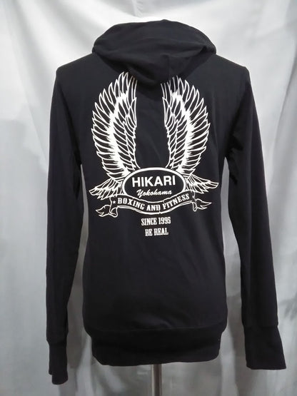 横浜光ジム「HIKARI BE REAL」ジップパーカー