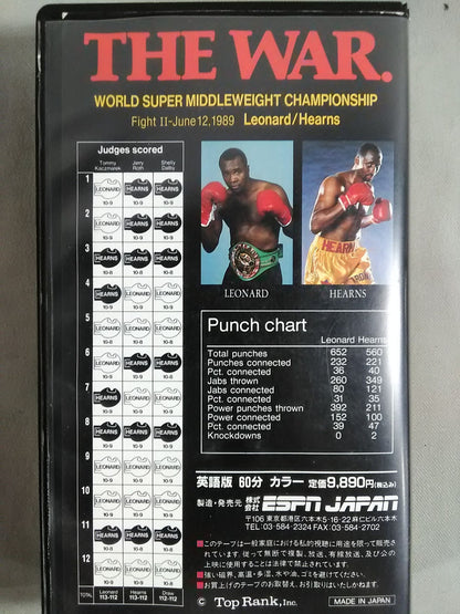 THE WAR. ザ・ウォー FightⅡ-June12､1989 Leonard/Hearns