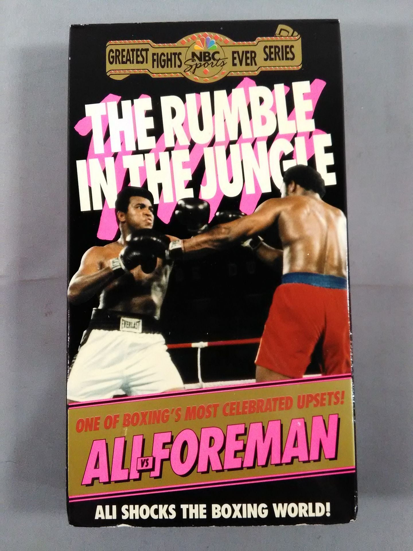 THE RUMBLE IN THE JUNGLE MUHAMMAD ALIvsGEORGE FOREMAN