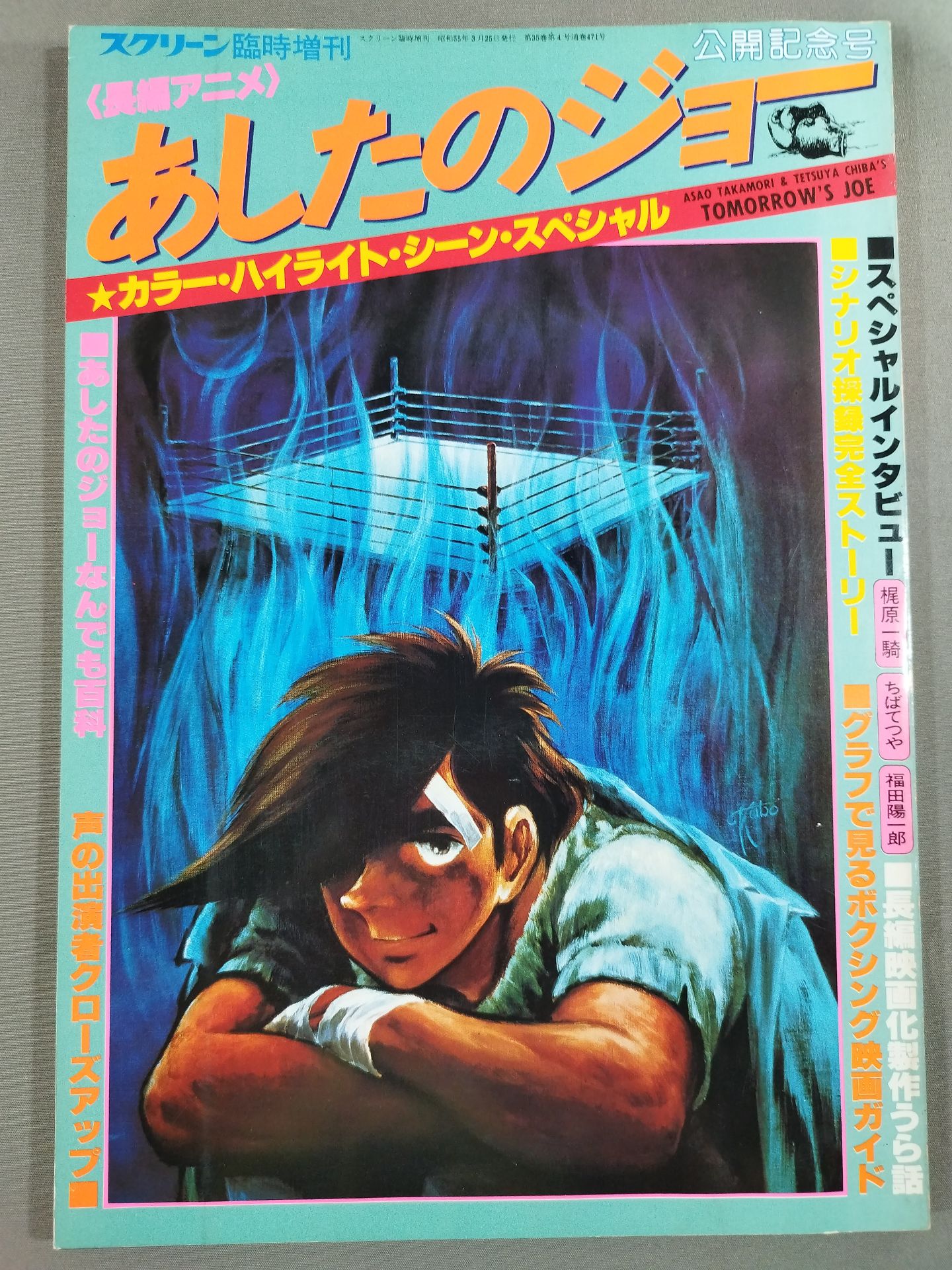 Screen Special Issue "Feature Anime" Ashita no Joe
