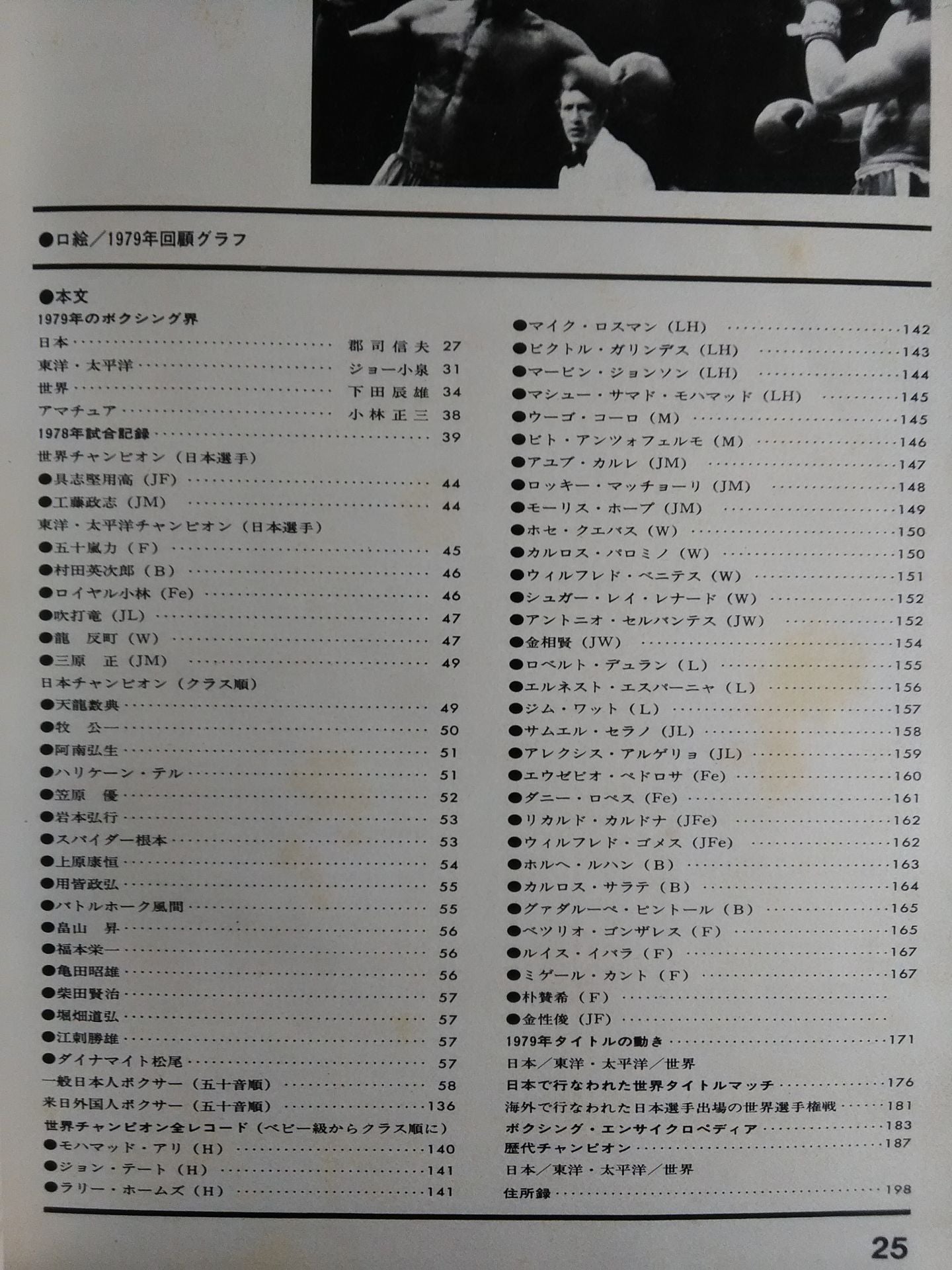 日本ボクシング年鑑 1980