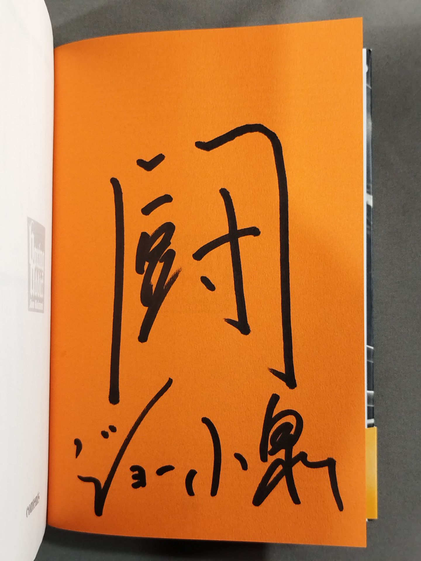 Joe Koizumi hand signed autograph : A man obsessed with boxing