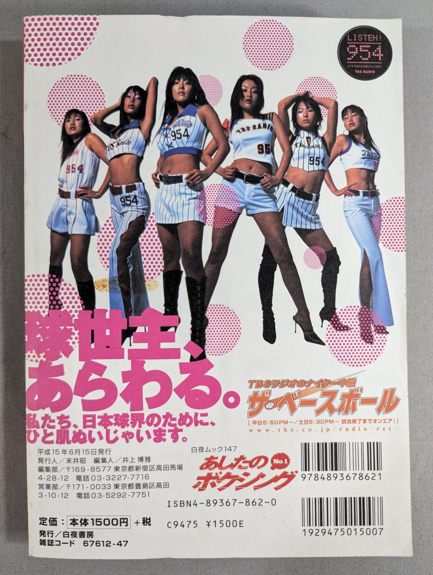 Tomorrow's Boxing No.1 Byakuya Mook 147