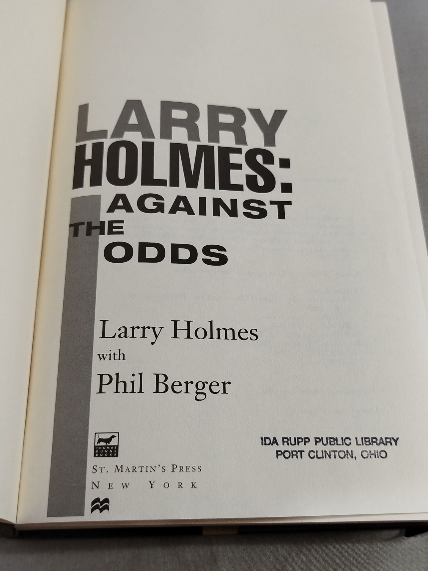 Larry Holmes(ラリー・ホームズ) / Against the Odds